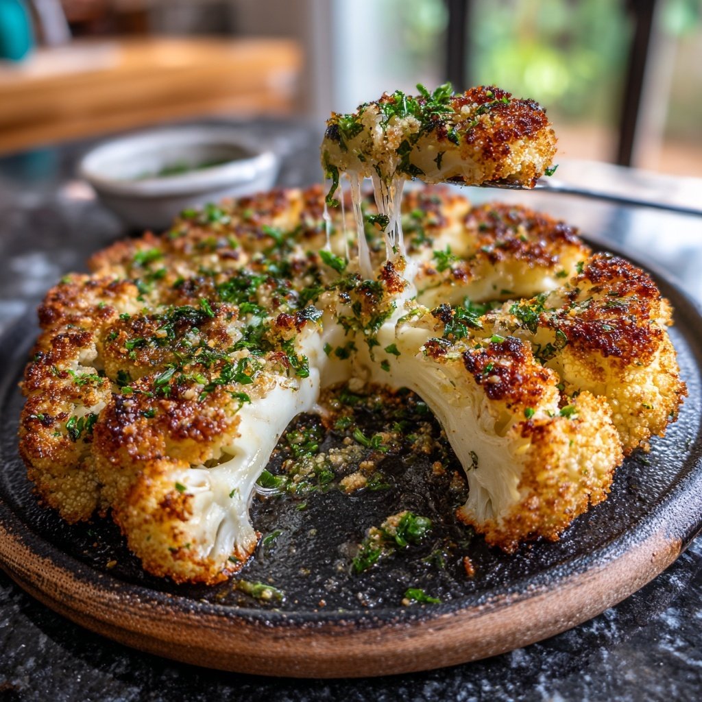 Herb-Crusted Cauliflower Steaks