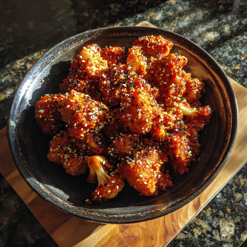 Spicy Cauliflower Wings Delight