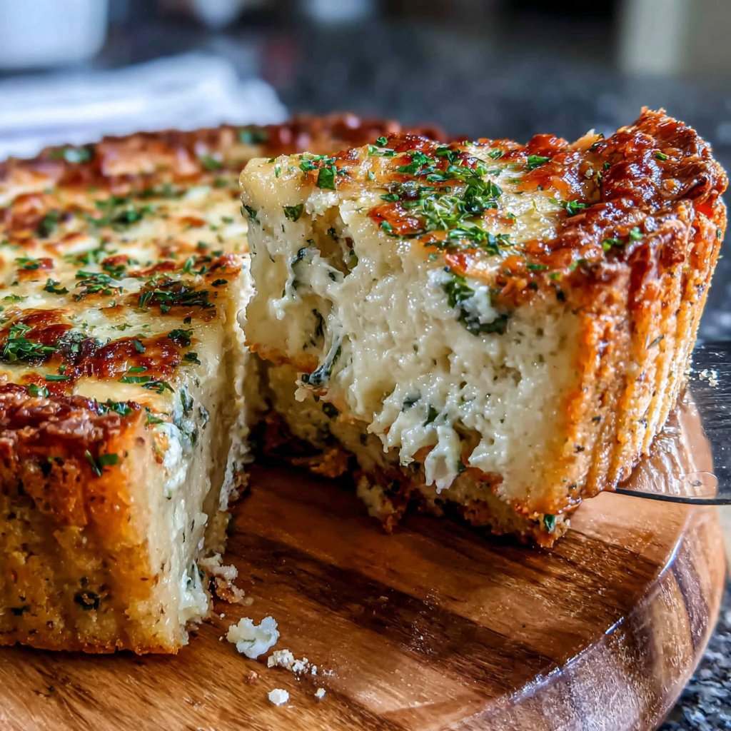 Savory Herb Crusted Quiche
