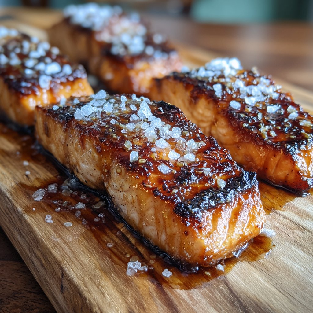 Maple Glazed Salmon Fillets