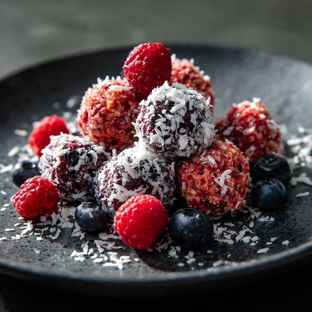 Berry Coconut Energy Bites